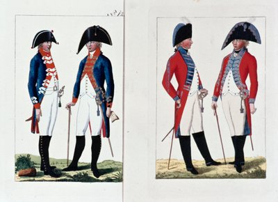 Musketeers and Officers by August Leopold Ramm